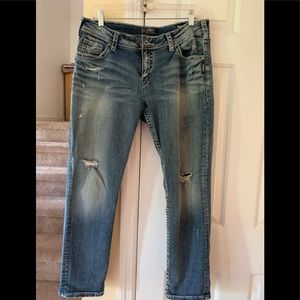 Silver jeans